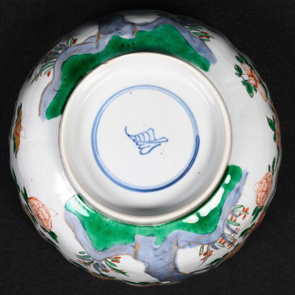 Bol Cannelé En Porcelaine Aux émaux De La Famille Verte - Chine XVIIIe Période Kangxi-photo-6