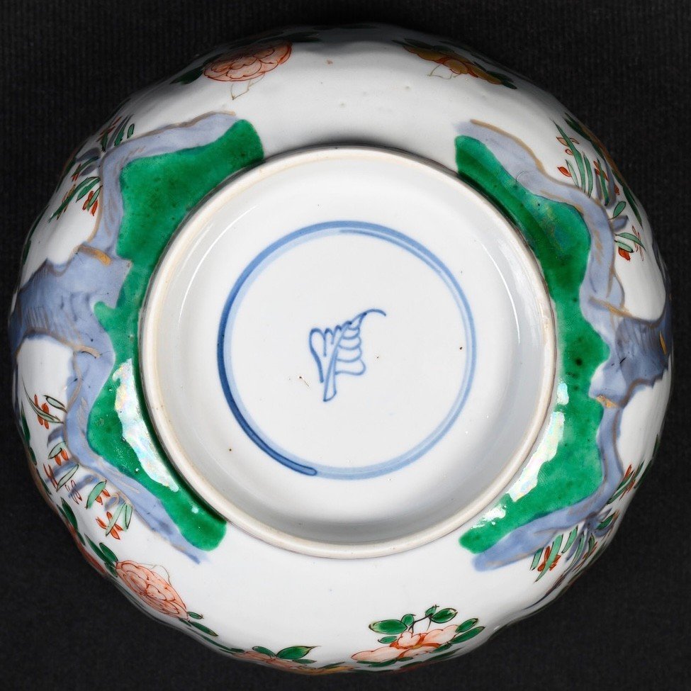 Bol Cannelé En Porcelaine Aux émaux De La Famille Verte - Chine XVIIIe Période Kangxi-photo-7