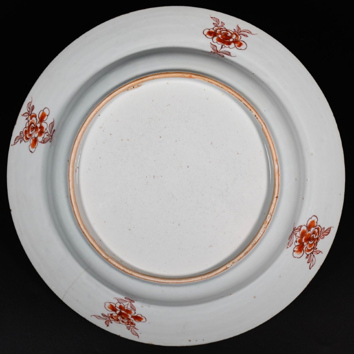 Important Plat En Porcelaine Aux émaux De La Famille Rose - Chine XVIIIe Période Yongzheng-photo-3