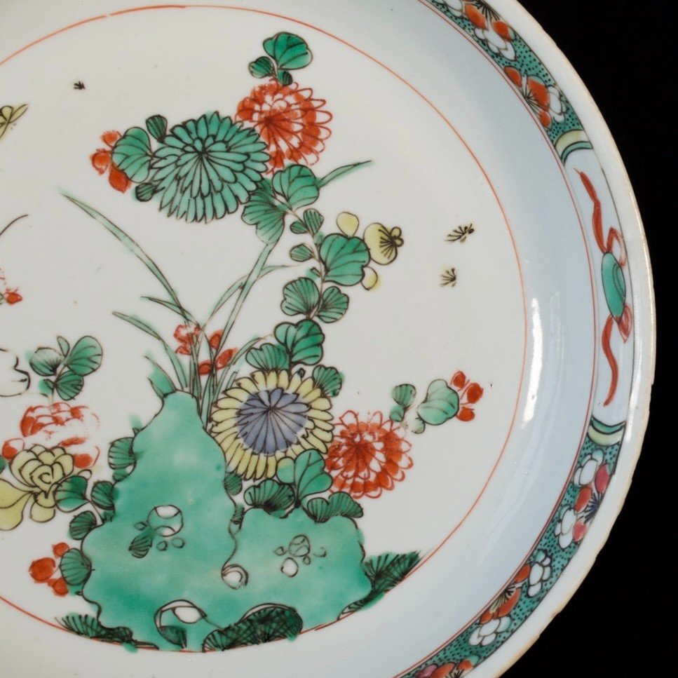 Coupe En Porcelaine Aux émaux De La Famille Verte - Chine XVIIIe Période Kangxi -photo-3