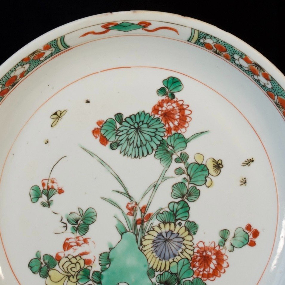 Coupe En Porcelaine Aux émaux De La Famille Verte - Chine XVIIIe Période Kangxi -photo-4