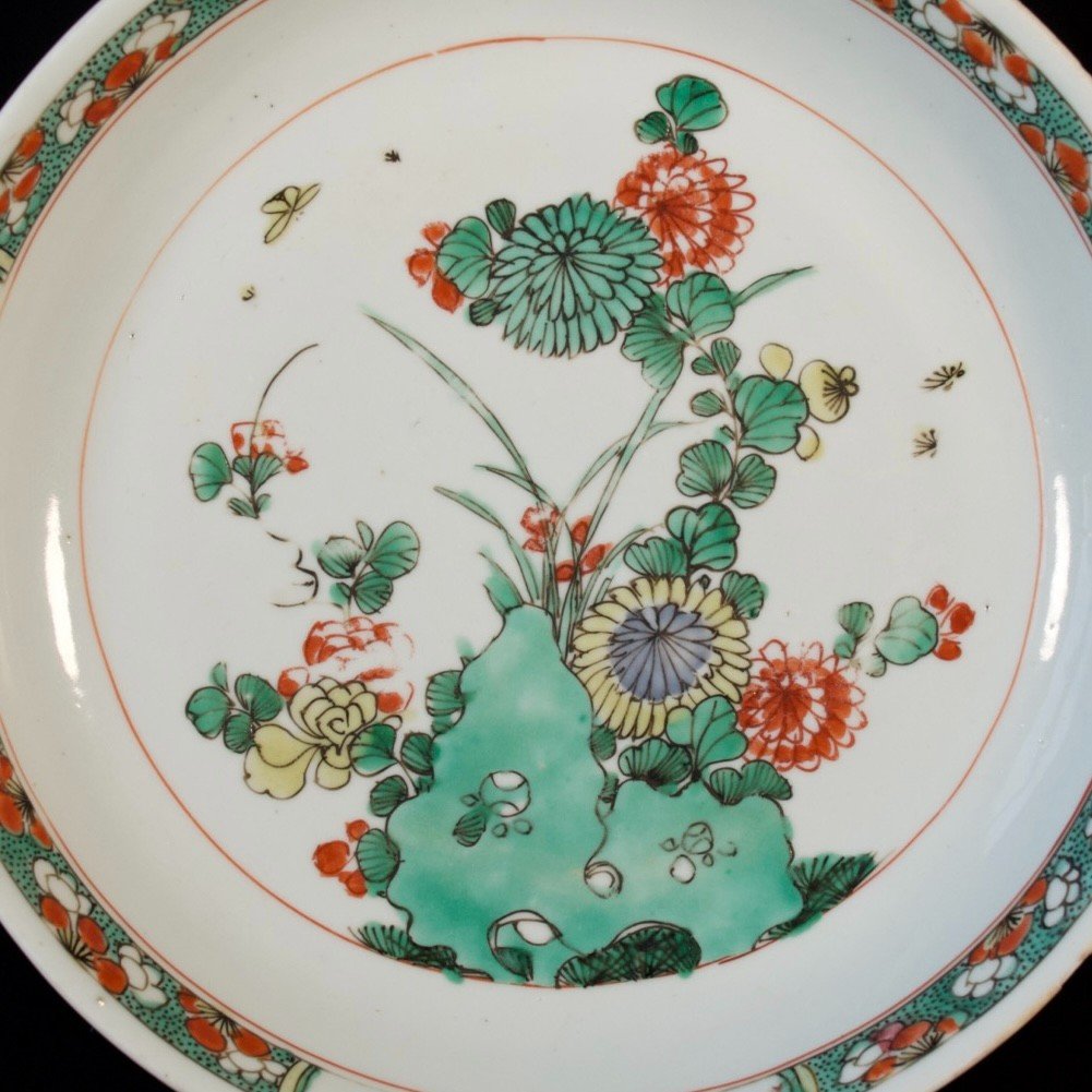 Coupe En Porcelaine Aux émaux De La Famille Verte - Chine XVIIIe Période Kangxi -photo-7