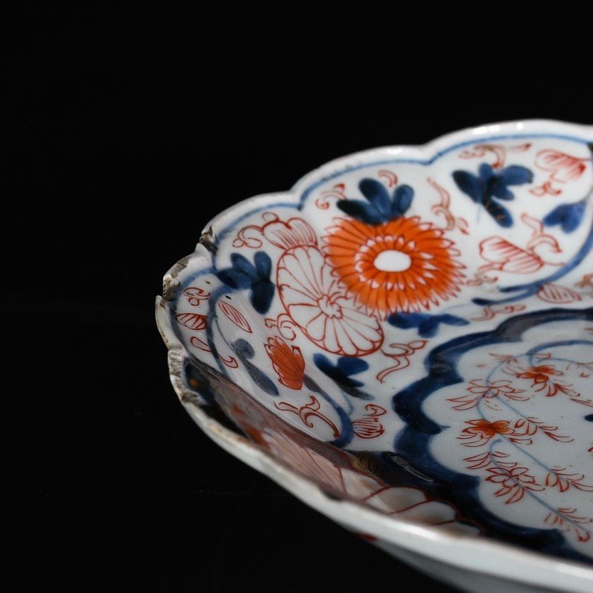 Coupe Polylobée à Décor Dit “imari”, Marque d'Auguste Le Fort - Japon Fin XVIIe Période Edo-photo-4