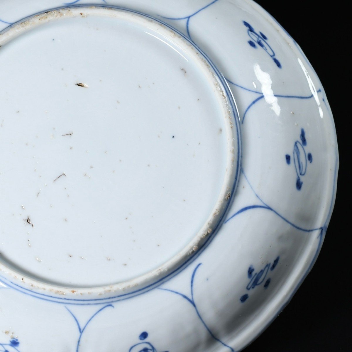 Coupe En Porcelaine à Décor Bleu Et Blanc d'Objets Précieux - Chine XVIIe Période Wanli-photo-5
