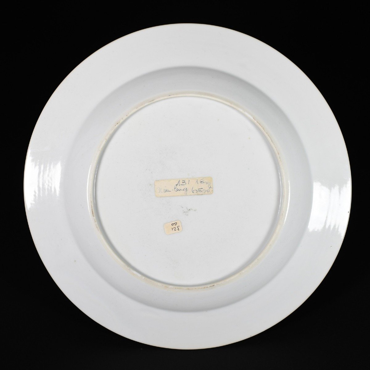 Assiette Décorée Dans Le Style De Meissen à décor de cavaliers - Chine XVIIIe Période Qianlong-photo-3