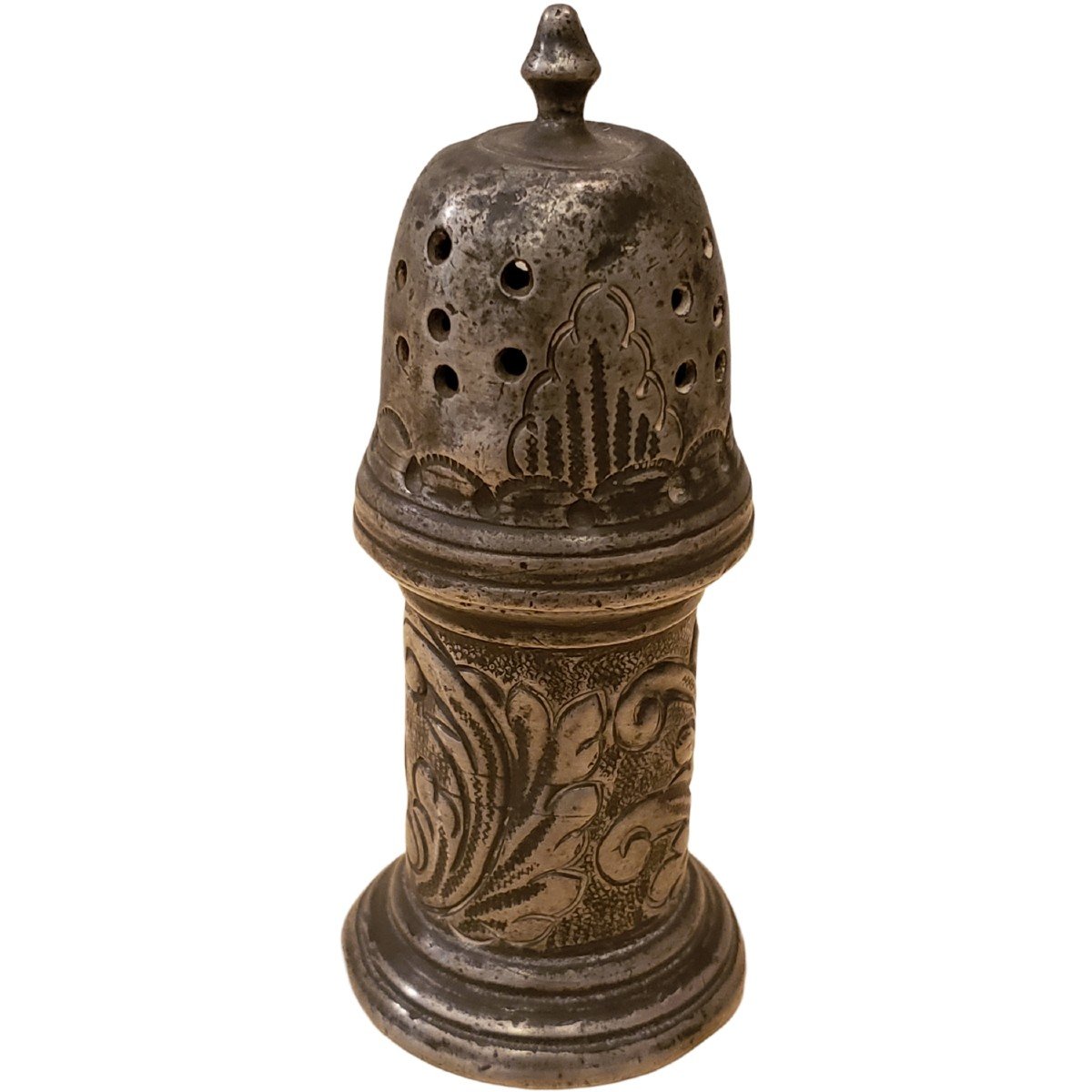 17th Pewter Shaker In Baluster Shape