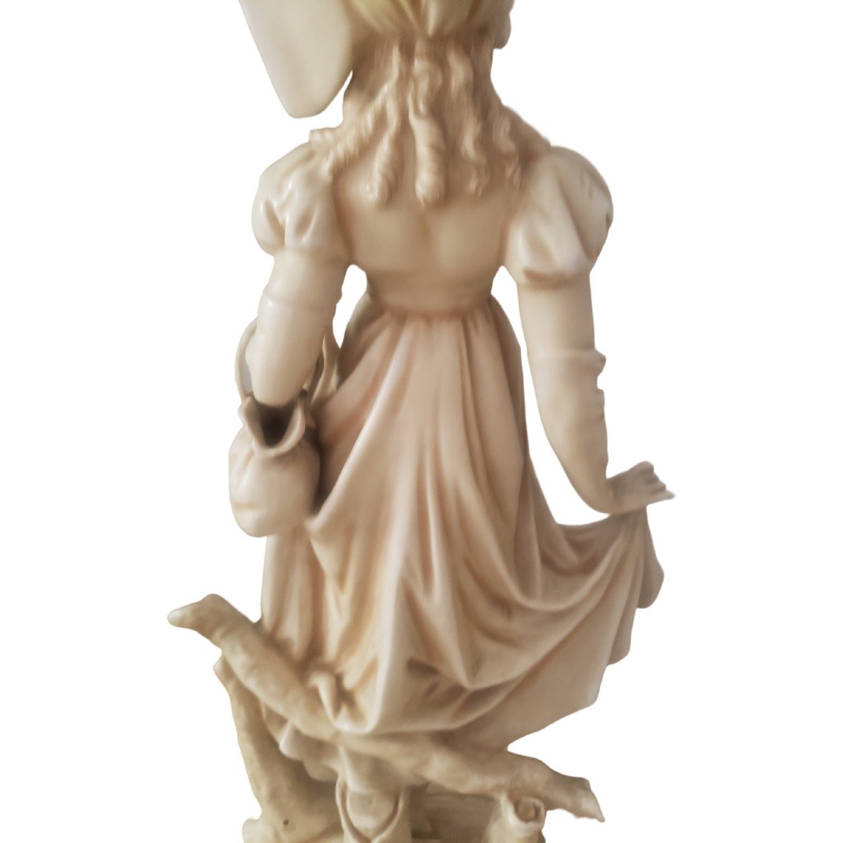 Figurine Porcelaine Rudolstadt Straus & Söhne porcelaine allemande hauteur 48 cm  -photo-6