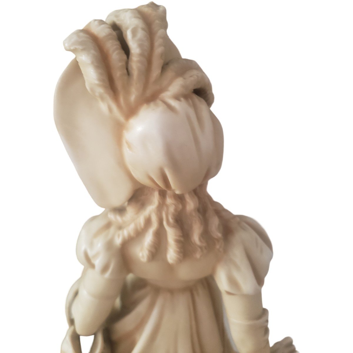 Figurine Porcelaine Rudolstadt Straus & Söhne porcelaine allemande hauteur 48 cm  -photo-7