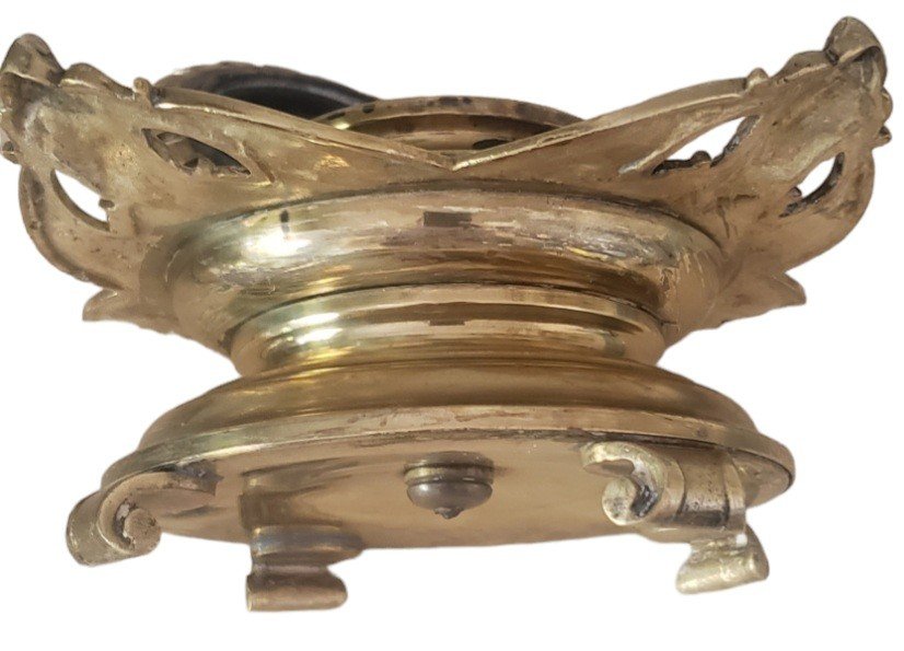 19th Century Gilt Bronze Inkwell In Perfect Condition -photo-4