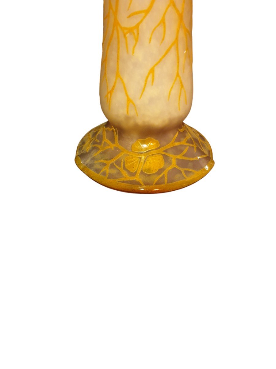 Charles Schneider French Glass, Signature Lamp Base At Berlingot-photo-2