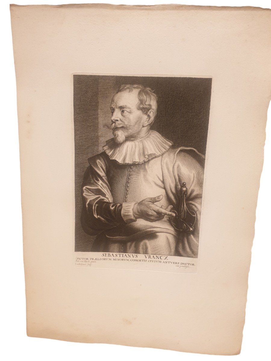 Quatre Gravures Van Dyck (1599-1641) -photo-2