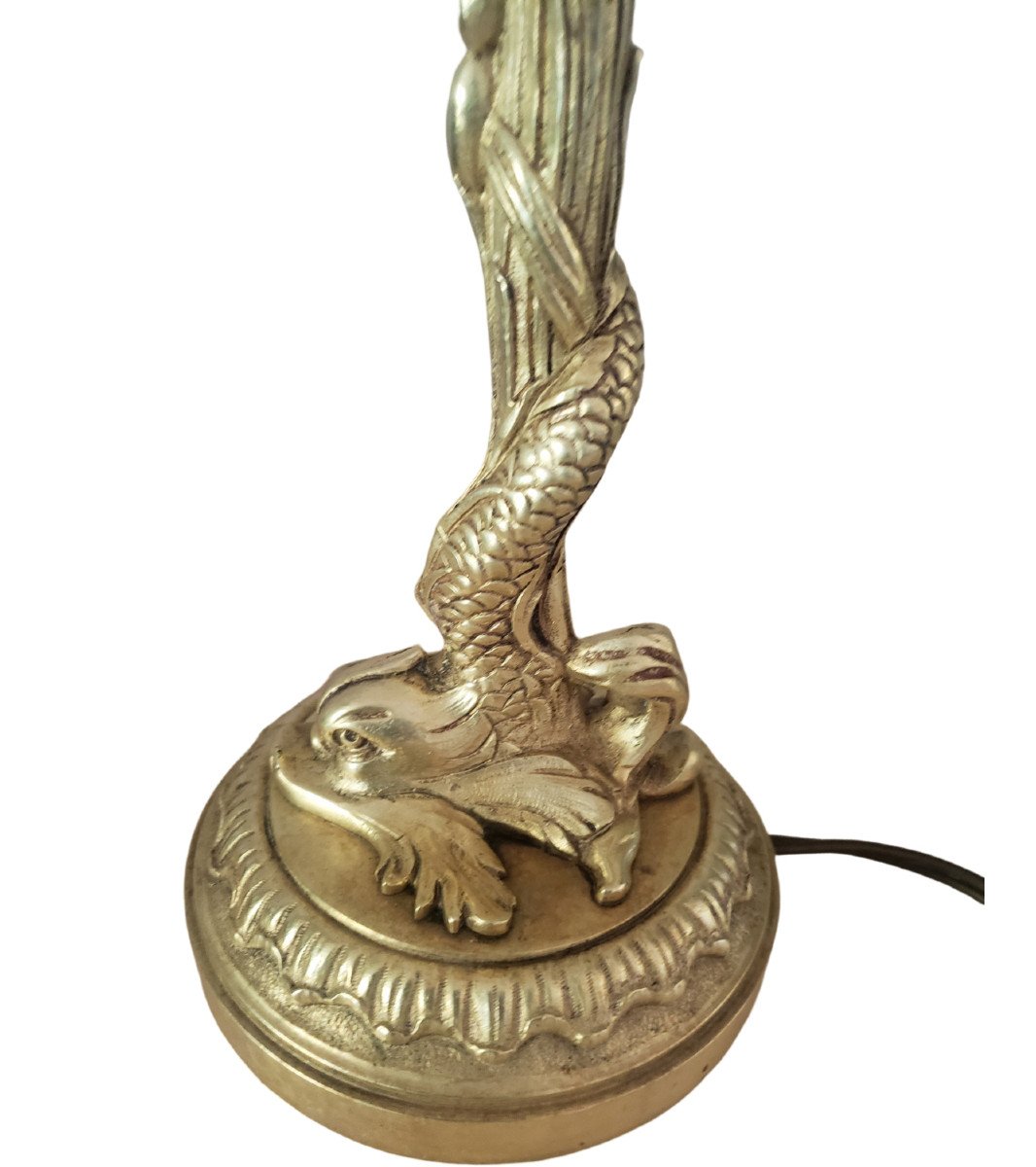 Desk Lamp In Gilt Bronze Model Au Dauphin XIXth-photo-4