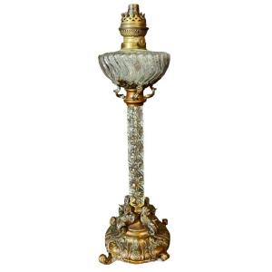 Baccarat Crystal Oil Lamp 