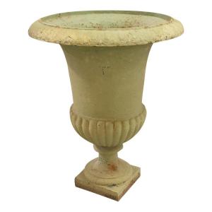 Important Pair Of Medisis Vases In Cast Iron XIXth