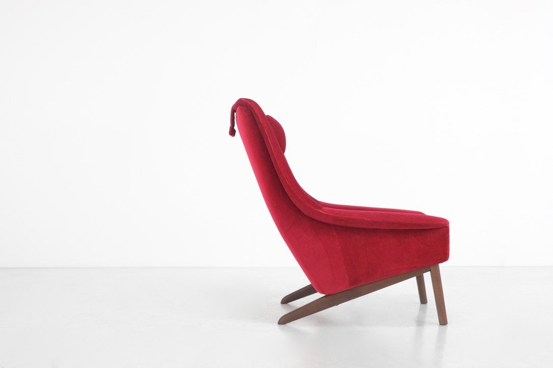 Fauteuil « 4410 » Par Folke Ohlsson Pour Fritz Hansen, Danemark Années 1960s.-photo-2