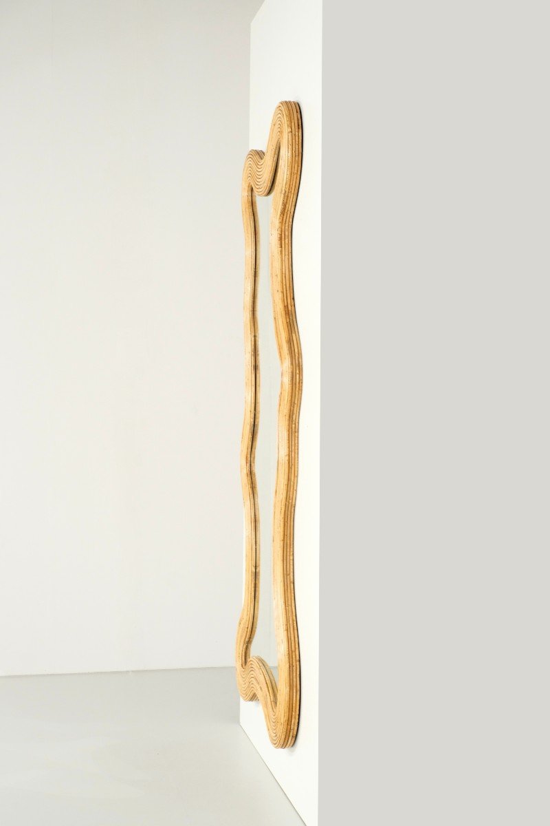 Bamboo In Large Format Mirror, Contemporary Italy.-photo-4