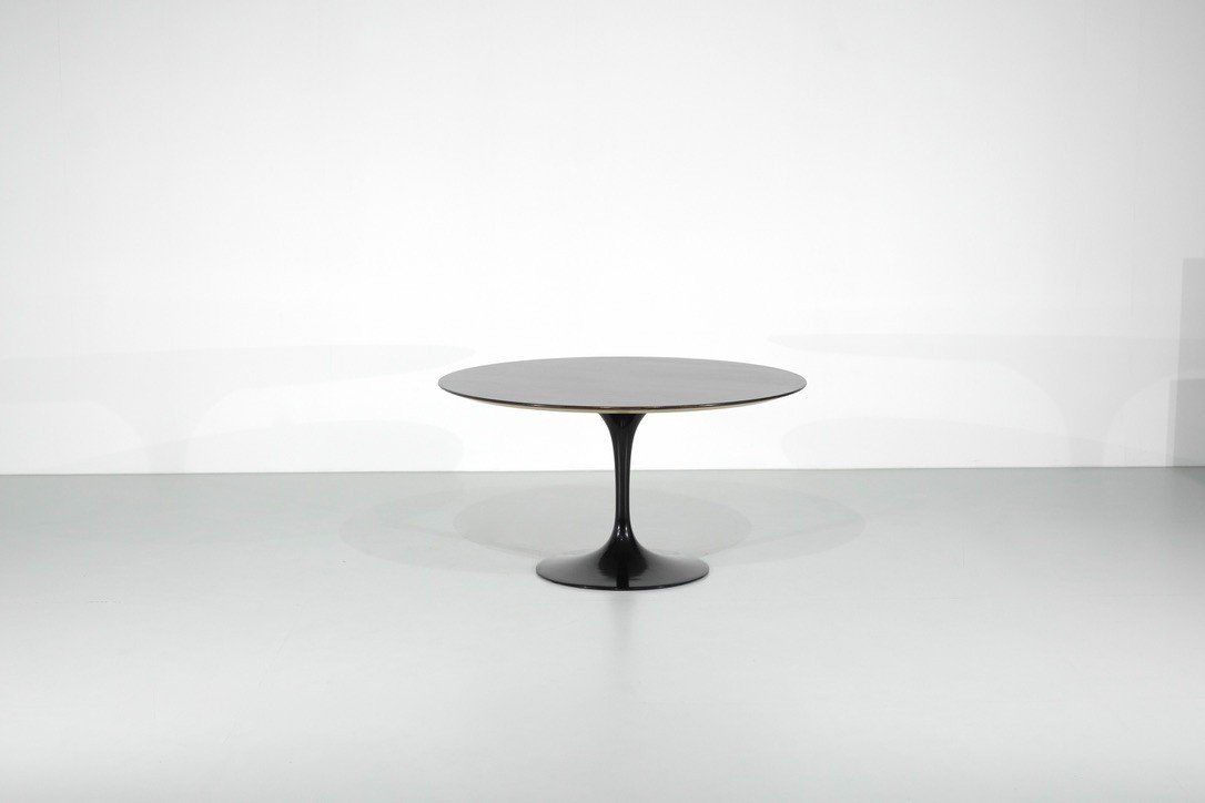 Table « Tulipe » En Bois Par Eero Saarinen Pour Knoll International, Usa 1958.-photo-2