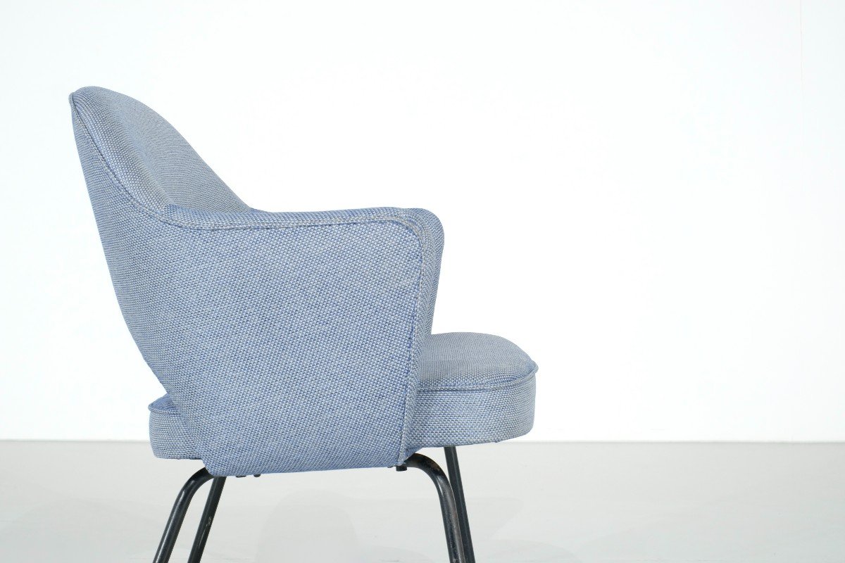 “conference” Armchair By Eero Saarinen Produced By Knoll For Ibm, Usa 1957.-photo-3