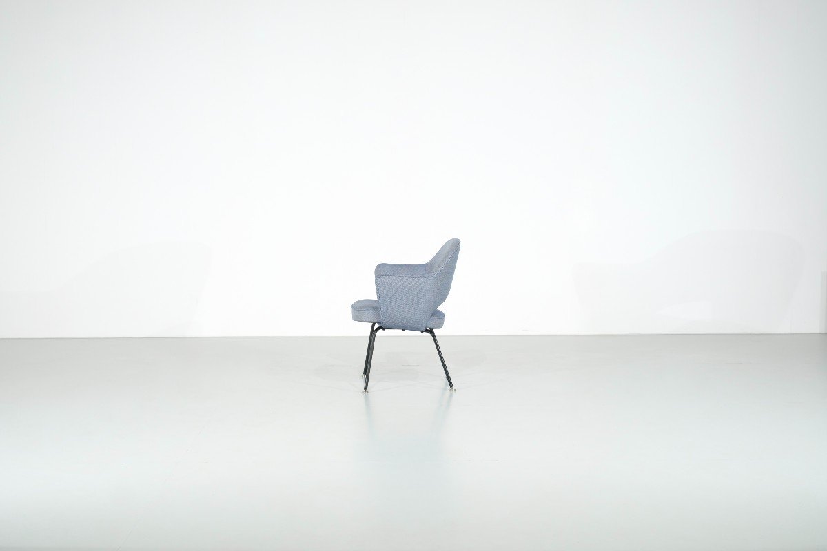 “conference” Armchair By Eero Saarinen Produced By Knoll For Ibm, Usa 1957.-photo-4