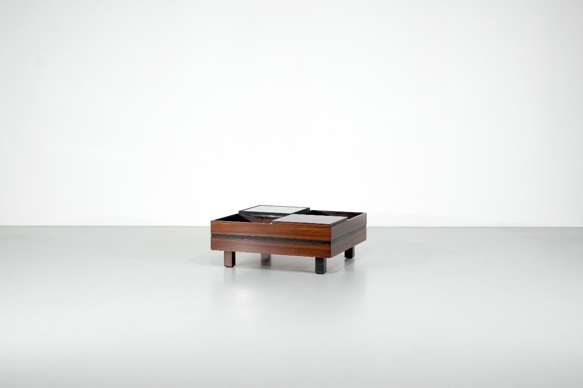 Table Basse Par Carlo Hauner Pour Forma Italie 1960's.-photo-2