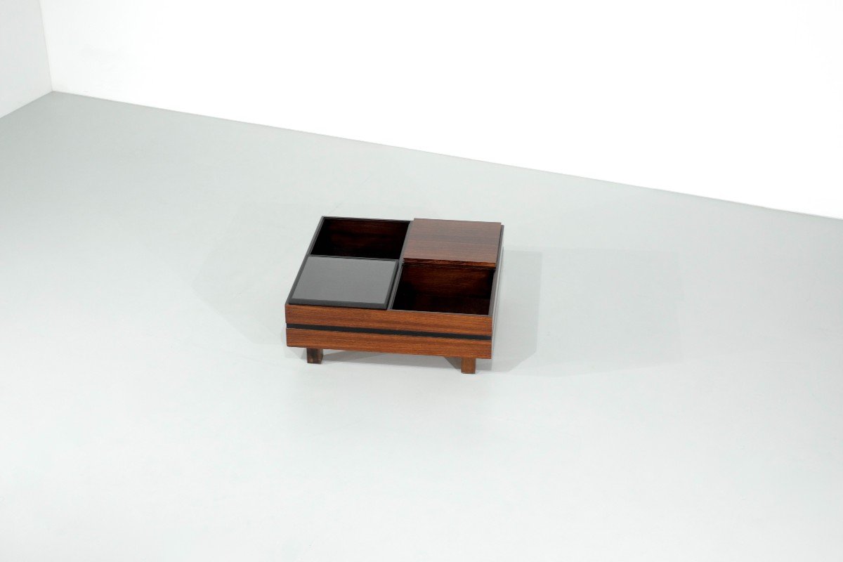 Table Basse Par Carlo Hauner Pour Forma Italie 1960's.