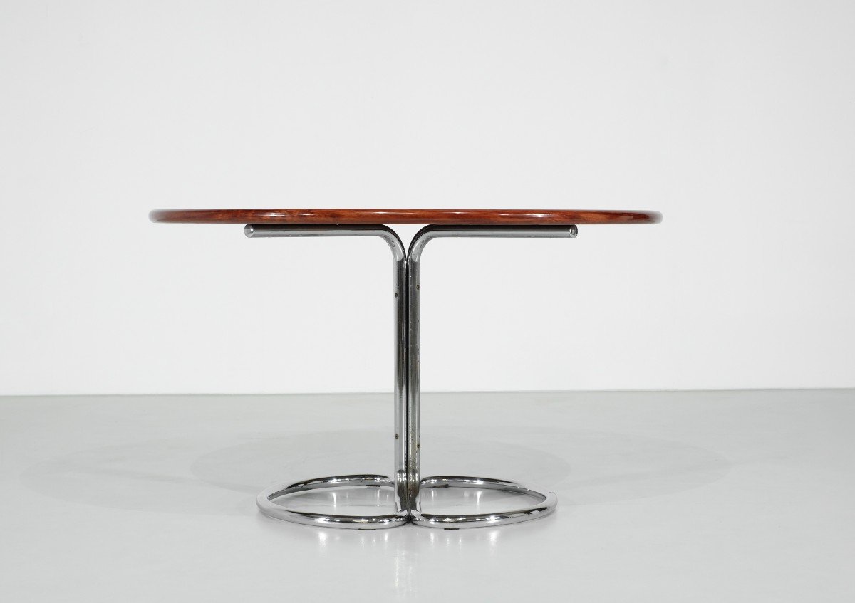 Table " Maia " par Giotto Stoppino pour Bernini, Italie 1970s.-photo-2