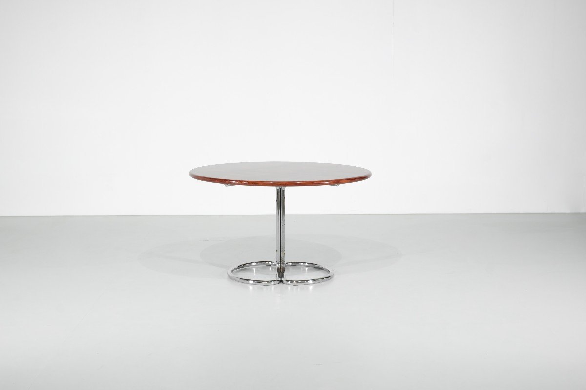 Table " Maia " par Giotto Stoppino pour Bernini, Italie 1970s.-photo-3