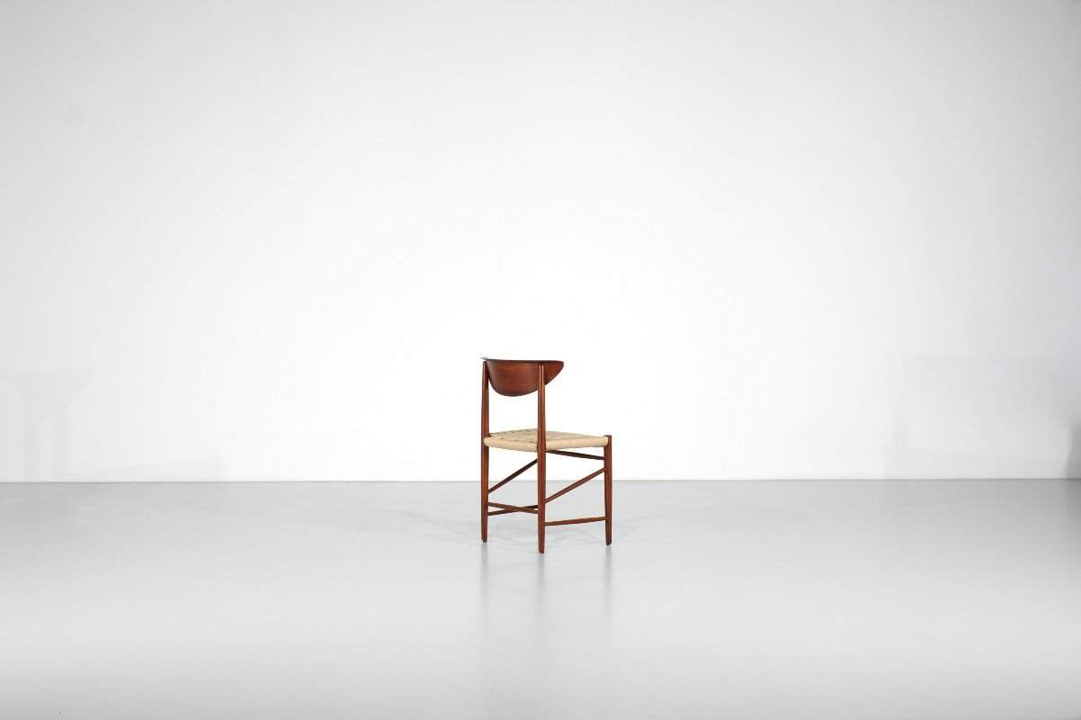 “316” Chair By Peter Hvidt & Mölgaard Nielsen For Søborg Møbelfabrik.-photo-4