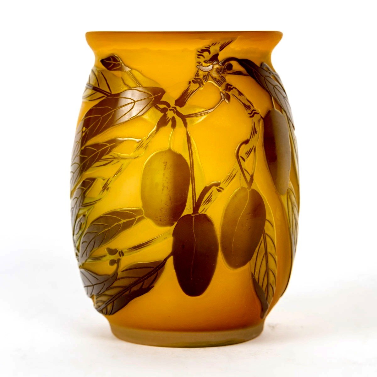 émile Gallé (1846-1904) Vase « Olives » 
