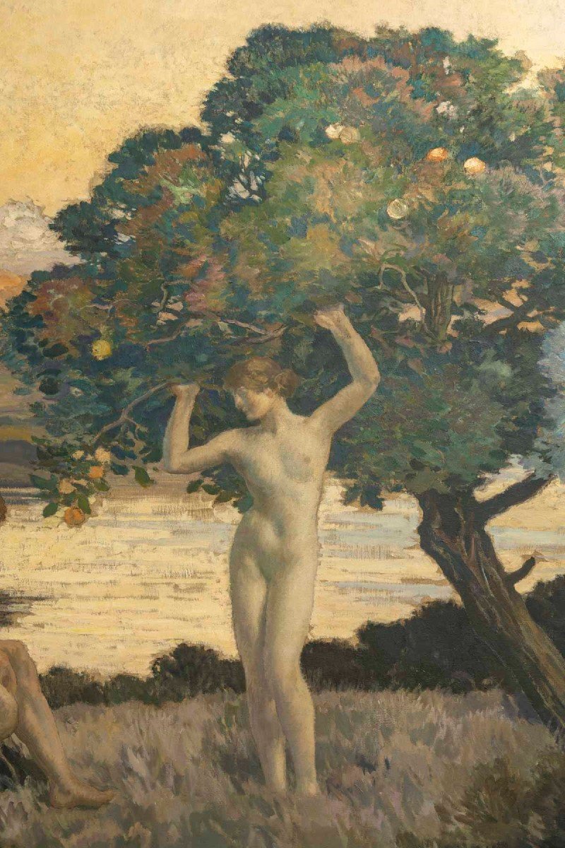 émile René Menard (1862-1930)  Adam Et Eve-photo-2