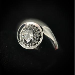 Bague Jonc Solitaire De 0,95 Carat (vs-e/f)