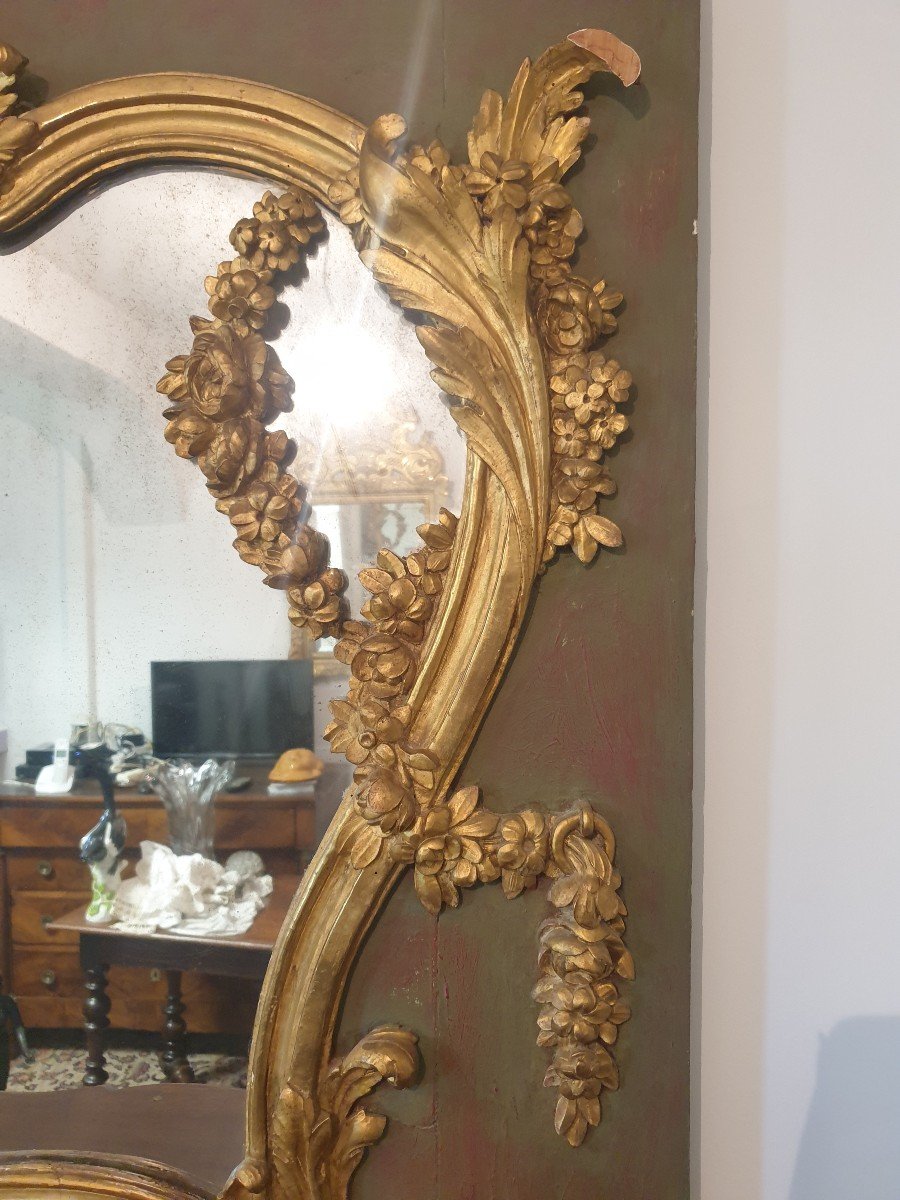 Golden Wood Mirror-photo-3