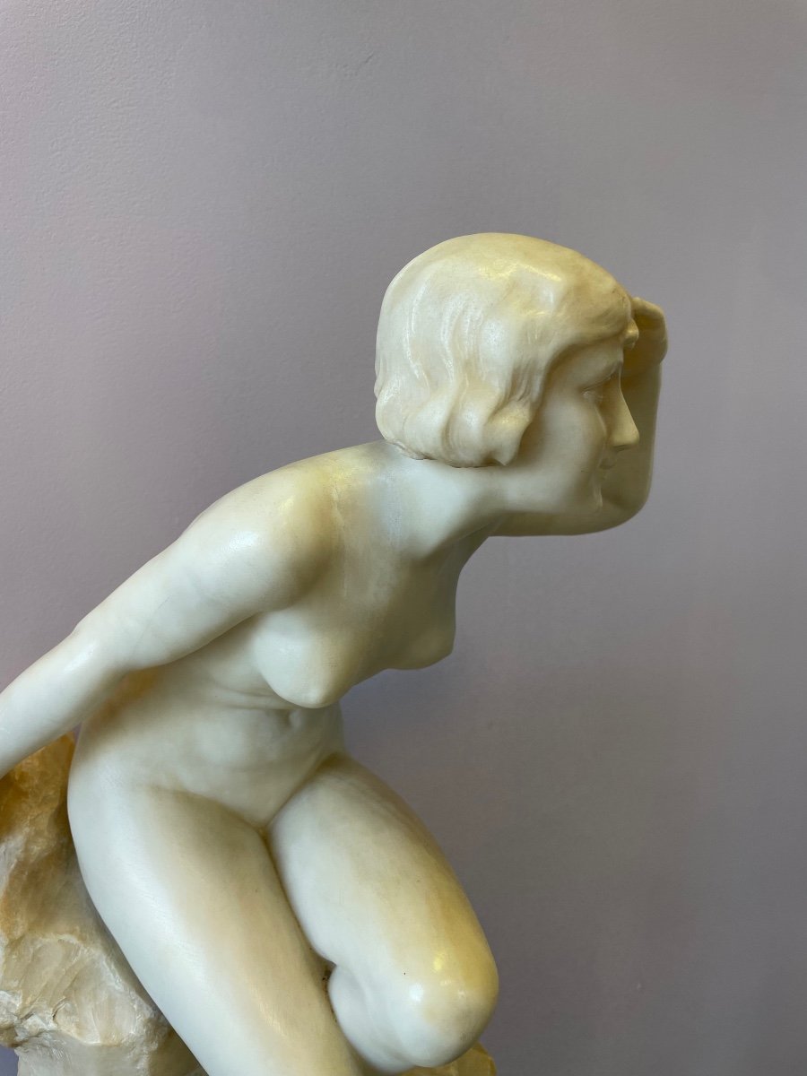 Naked Woman On The Alabaster Wave -photo-3