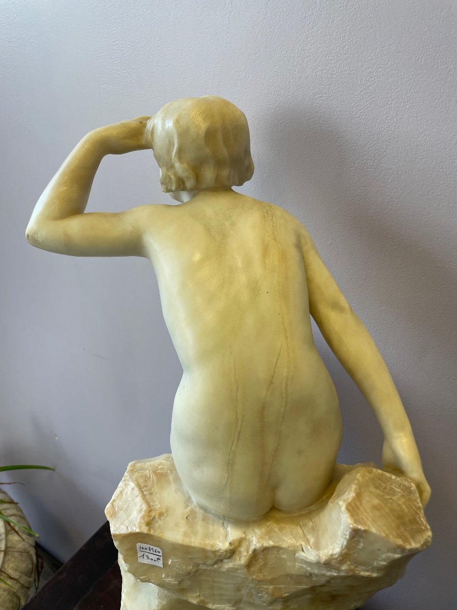 Naked Woman On The Alabaster Wave -photo-3