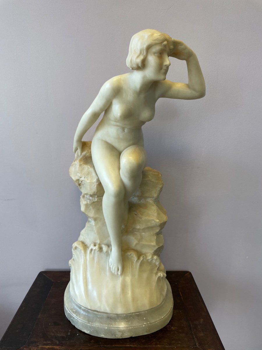 Naked Woman On The Alabaster Wave 