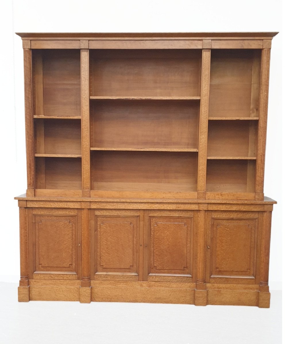 Maple Veneer Bookcase