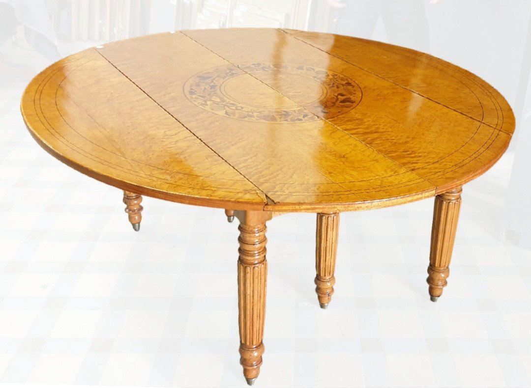 Imposing Charles X Style Table-photo-3