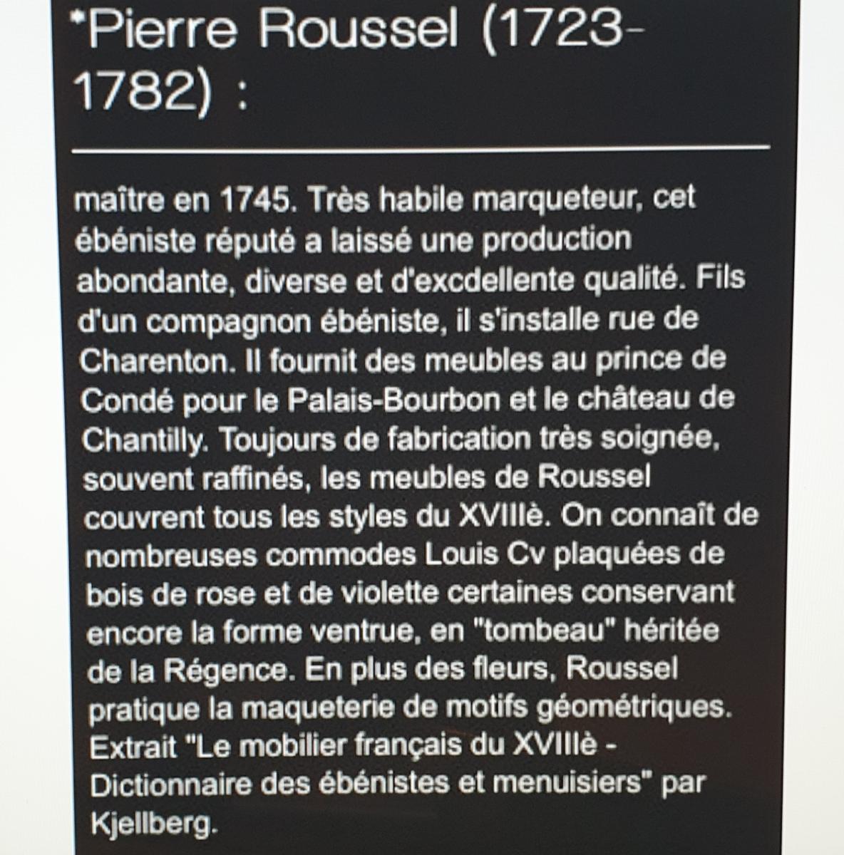Commode Louis XV Estampillée Pierre Roussel -photo-2