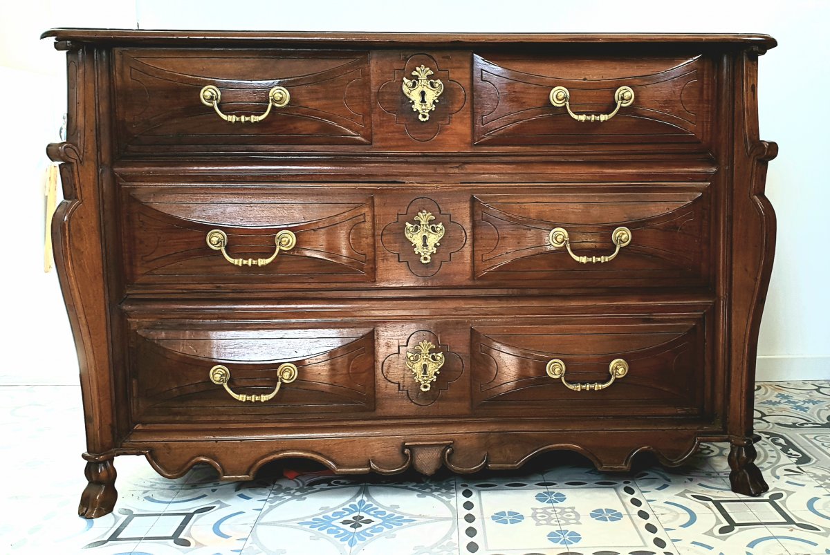 Walnut Mazarine Commode