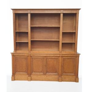 Maple Veneer Bookcase