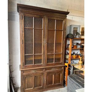 Large Two-body Glazed Dresser