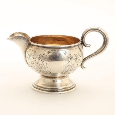 Silver Creamer, Russia. Riga. 19th Century. Nikolay Shepelev-photo-4