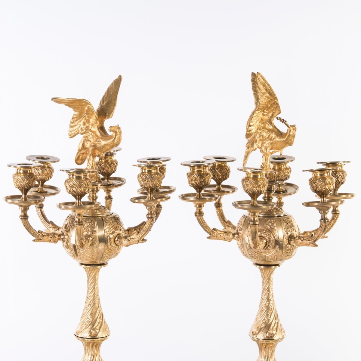 A Pair Of Candelabra. Russia 1870-photo-4