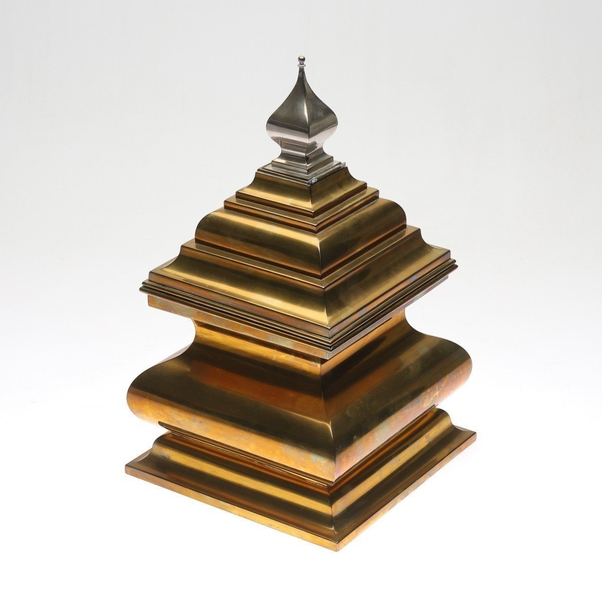 Decorative Brass Box. H-40cm-photo-2