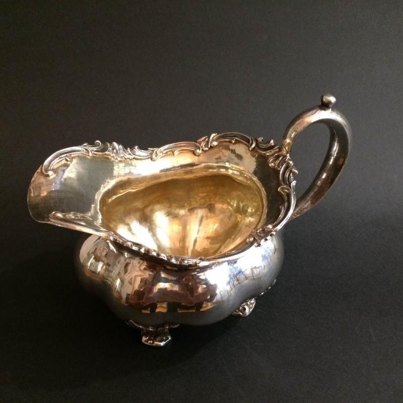 Silver Creamer. Russia 1855. 84 Zolotnik-photo-3