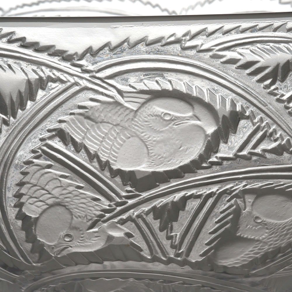 Bowl  Lalique ‘ Pinsons ‘ France-photo-1