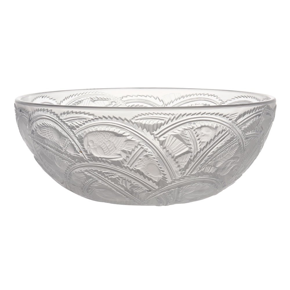 Bowl  Lalique ‘ Pinsons ‘ France-photo-2