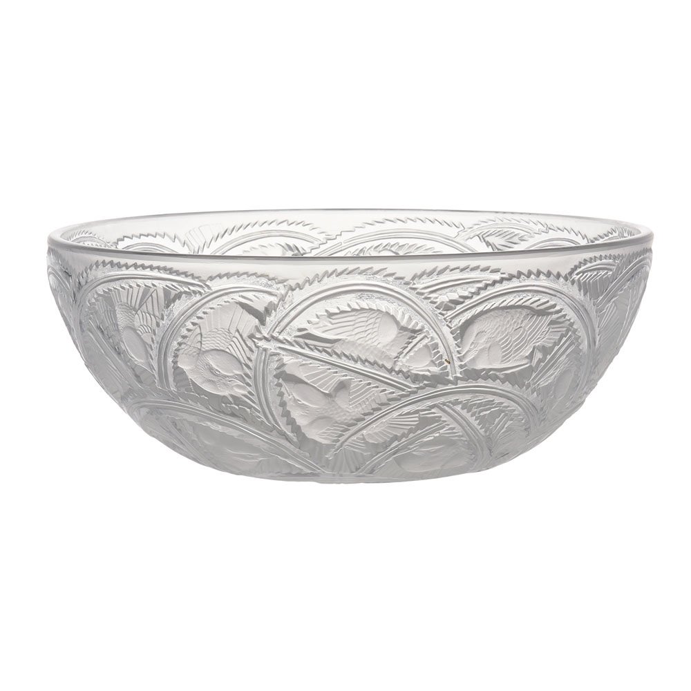 Bowl  Lalique ‘ Pinsons ‘ France-photo-3