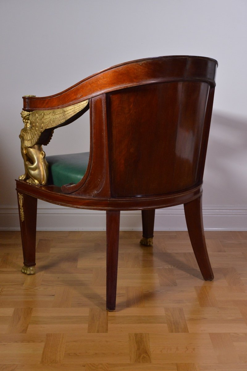 Magnificent Empire Period Armchair-photo-3