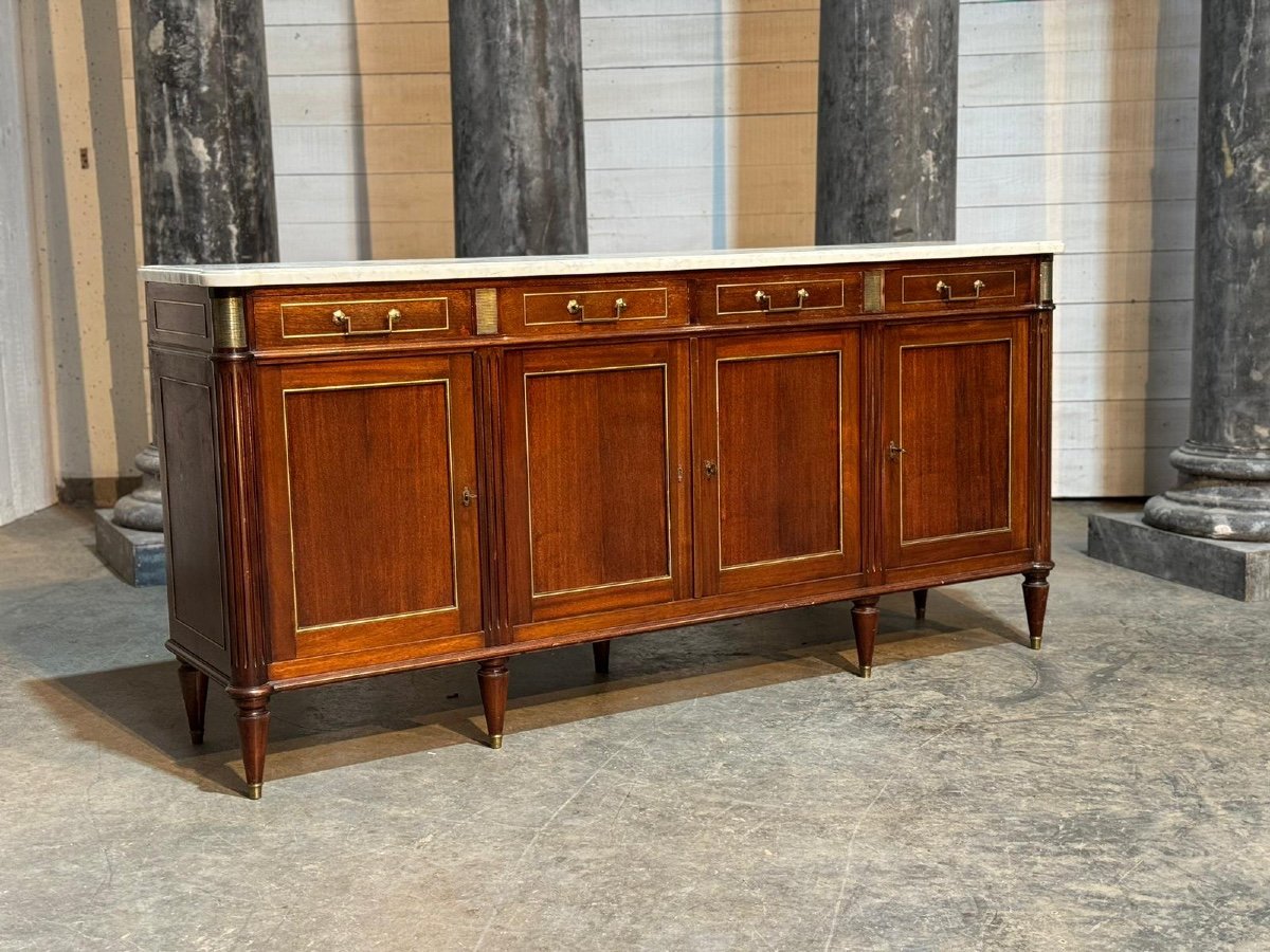 Large Louis XVI Style Chest Of Drawers-photo-2